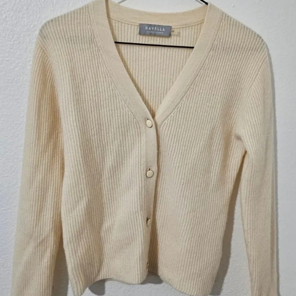 Ravella Valentina Cashmere Cardigan XS